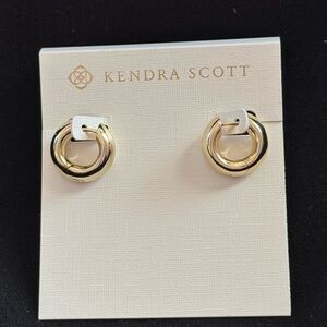 Kendra Scott Gold Mikki Huggies
